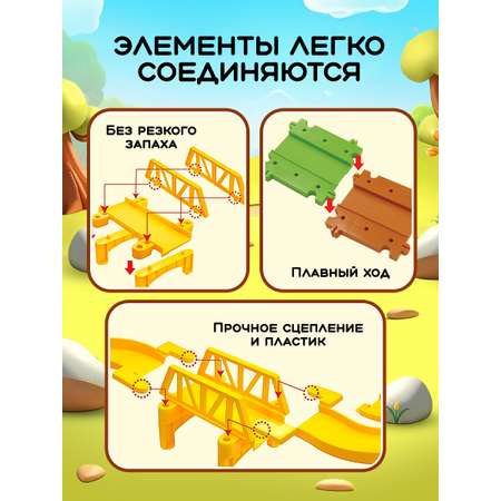 Набор железнодорожный Bebelot 53 см