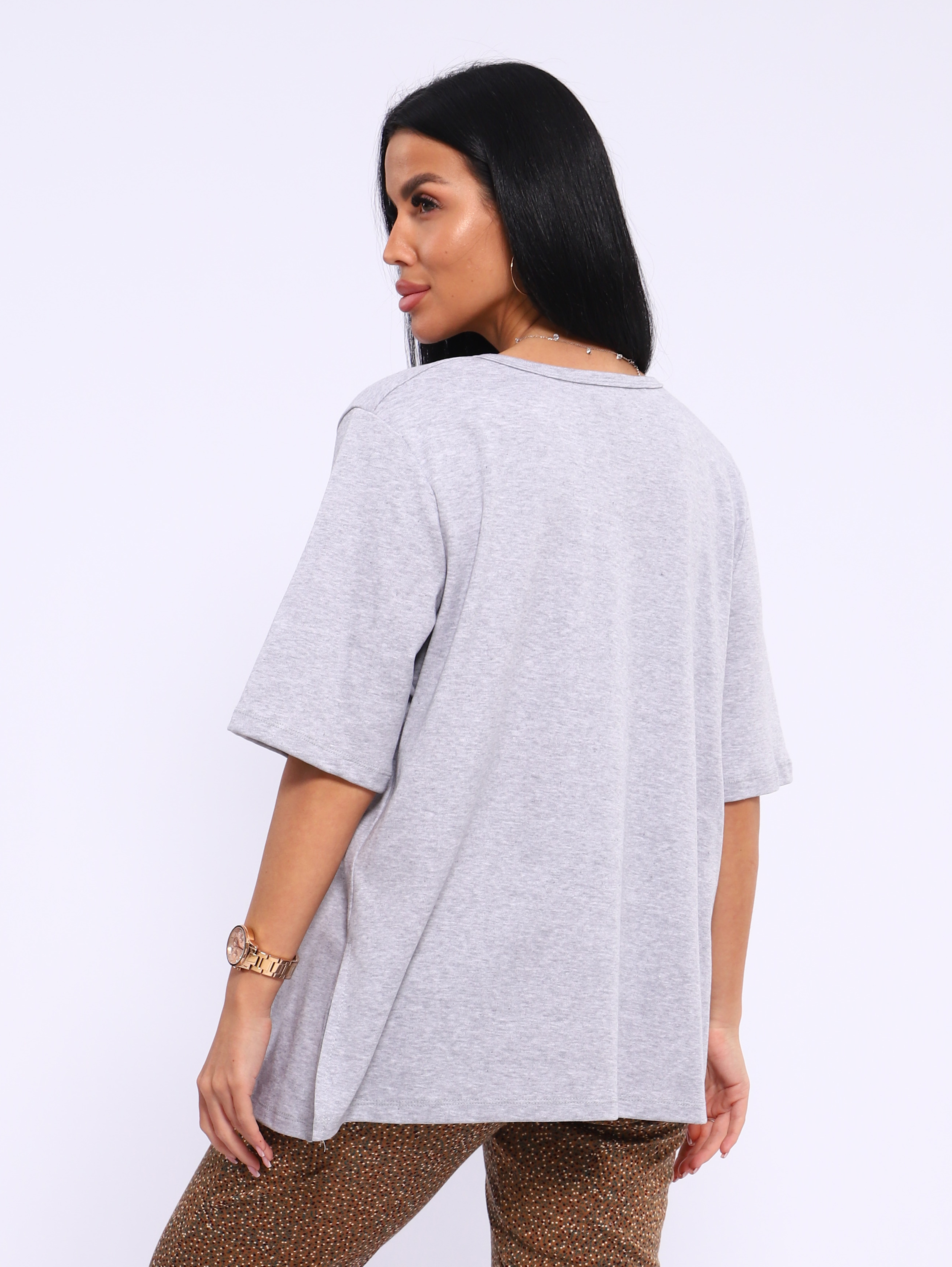 Футболка NINEL Ф-524.сер - фото 5