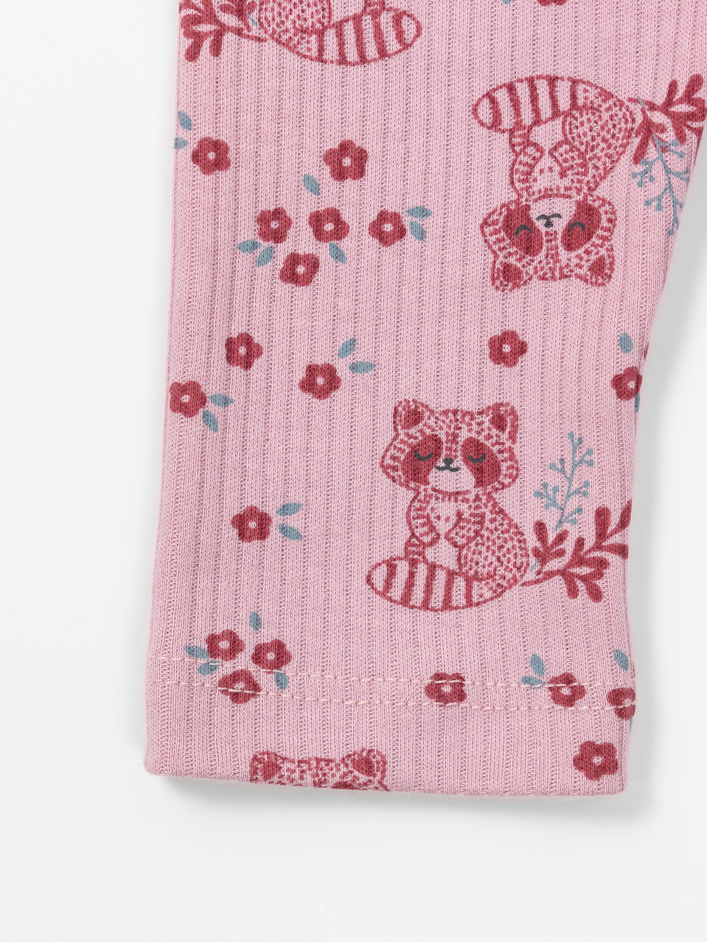 Брюки Mark Formelle (Марк Формэль) 85116-1/цветочные еноты на п.розовом - фото 3