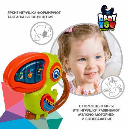 Игрушка Bondibon обучающая Тукан со светом