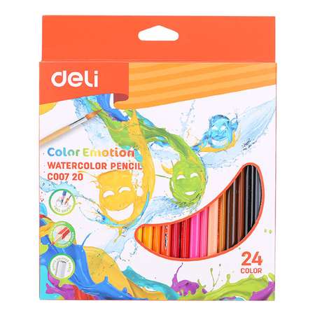 Карандаши цветные Deli 24 шт.