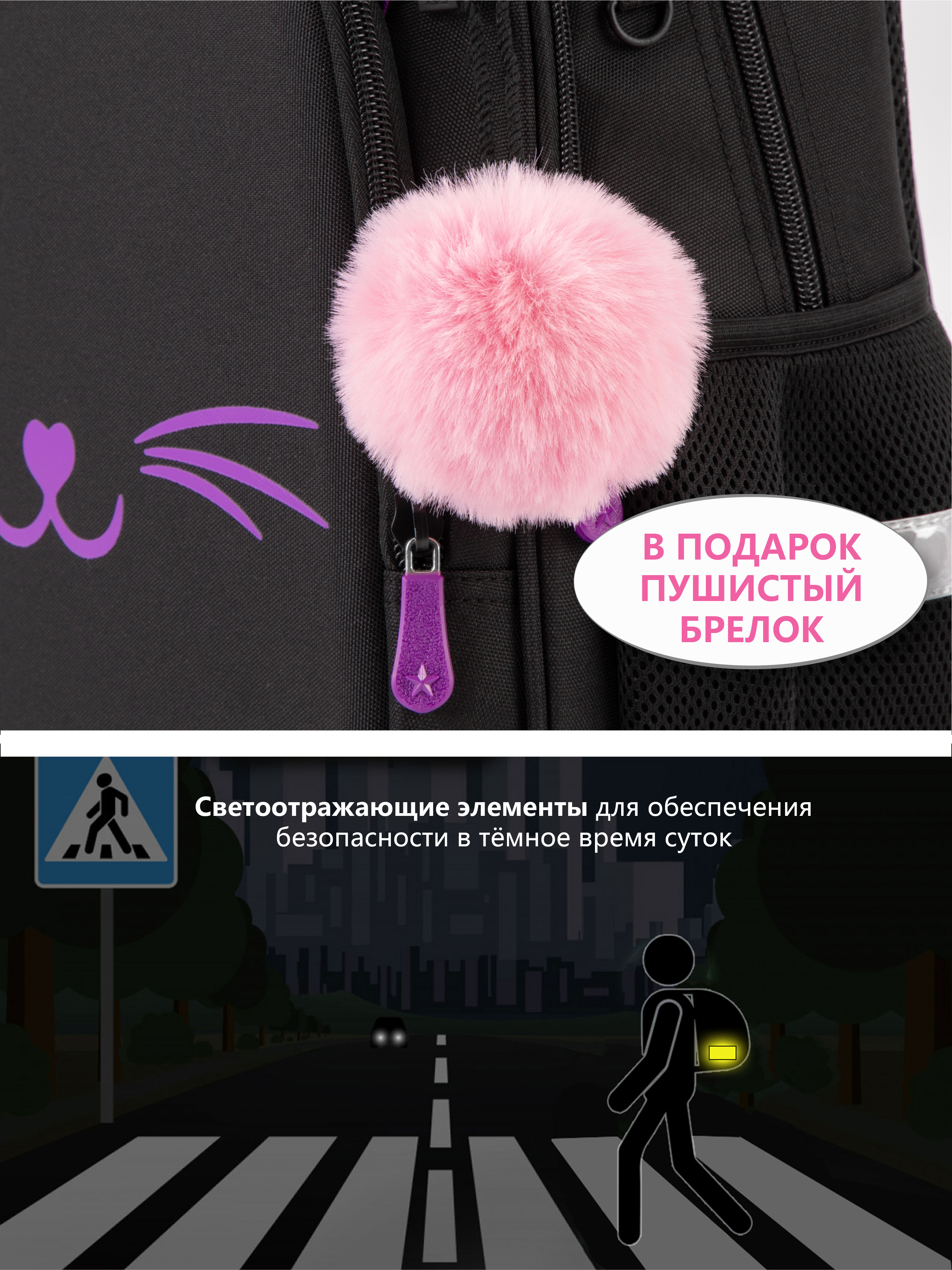 Рюкзак School Standard для девочки набор 8 в 1 - фото 8