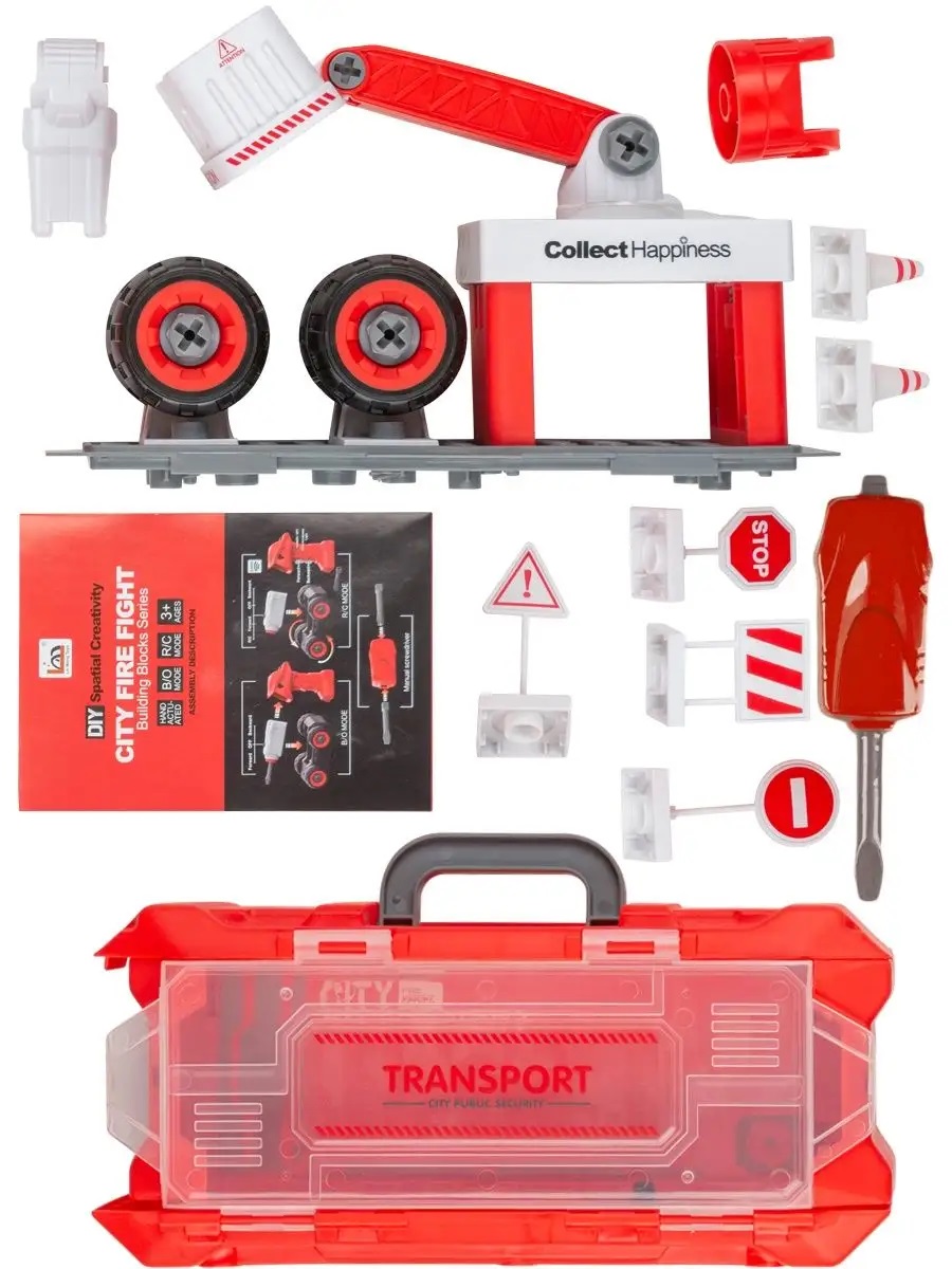 Конструктор Lei Meng Пожарное депо 52 дет. - фото 3