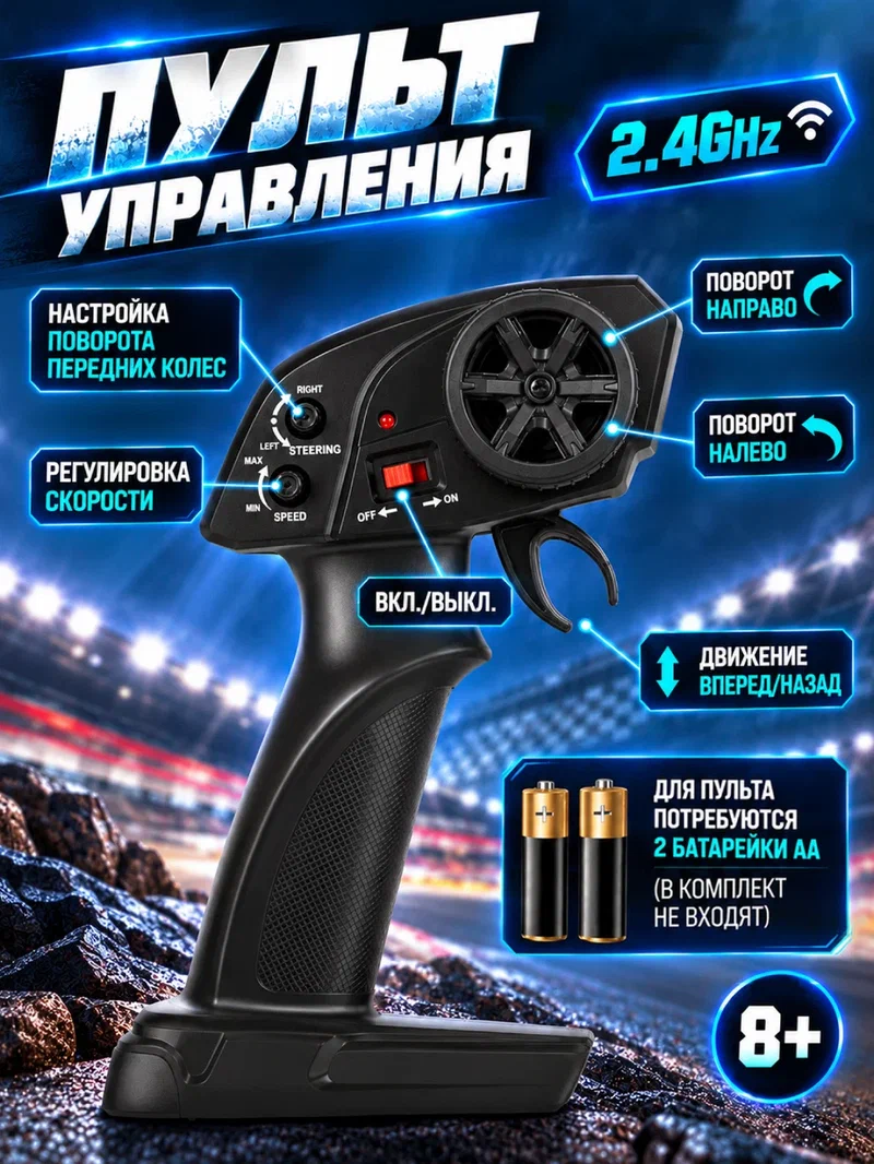 Внедорожник РУ AUTODRIVE Джип 1:18 - фото 8