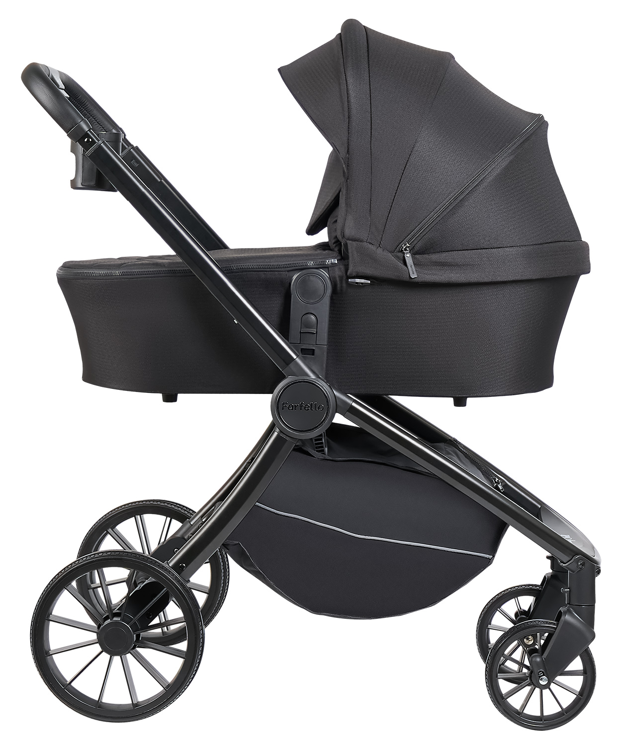 Коляска 3в1 Farfello Baby shell черный - фото 12