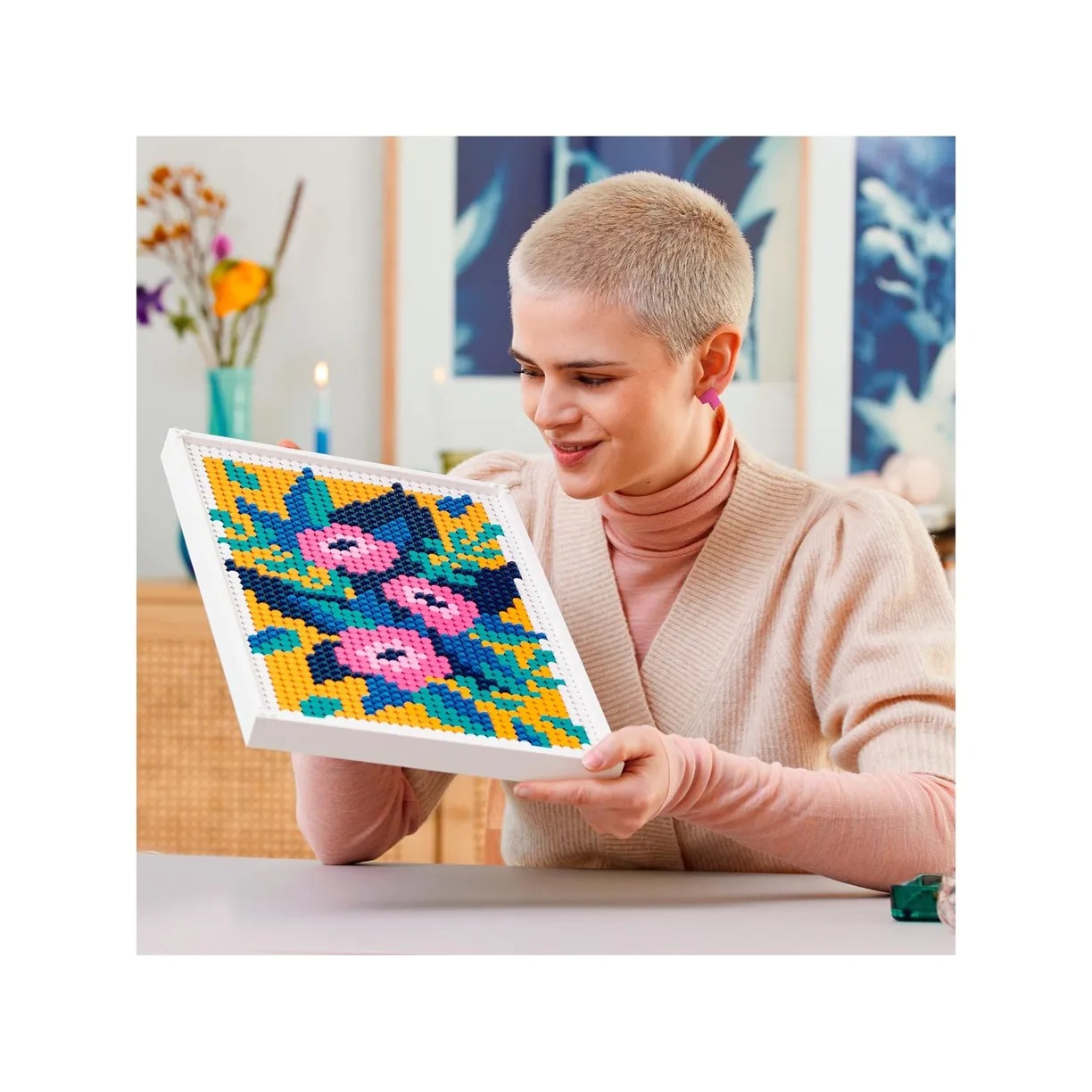 Конструктор LEGO Art Цветочное искусство блочный - фото 5