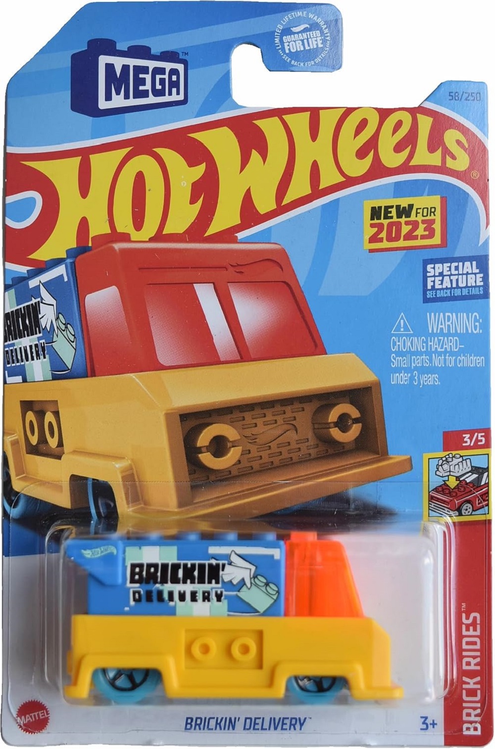Грузовик Hot Wheels Brickin delivery 1:64 04503/60650 - фото 1