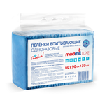 Пелёнки одноразовые MEDMIL 60х90 см 30 шт.