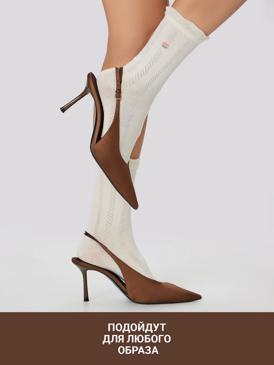 Носки 3 пары Mark Formelle (Марк Формэль) 237A-3114/молочный /нюдовый/ - фото 7