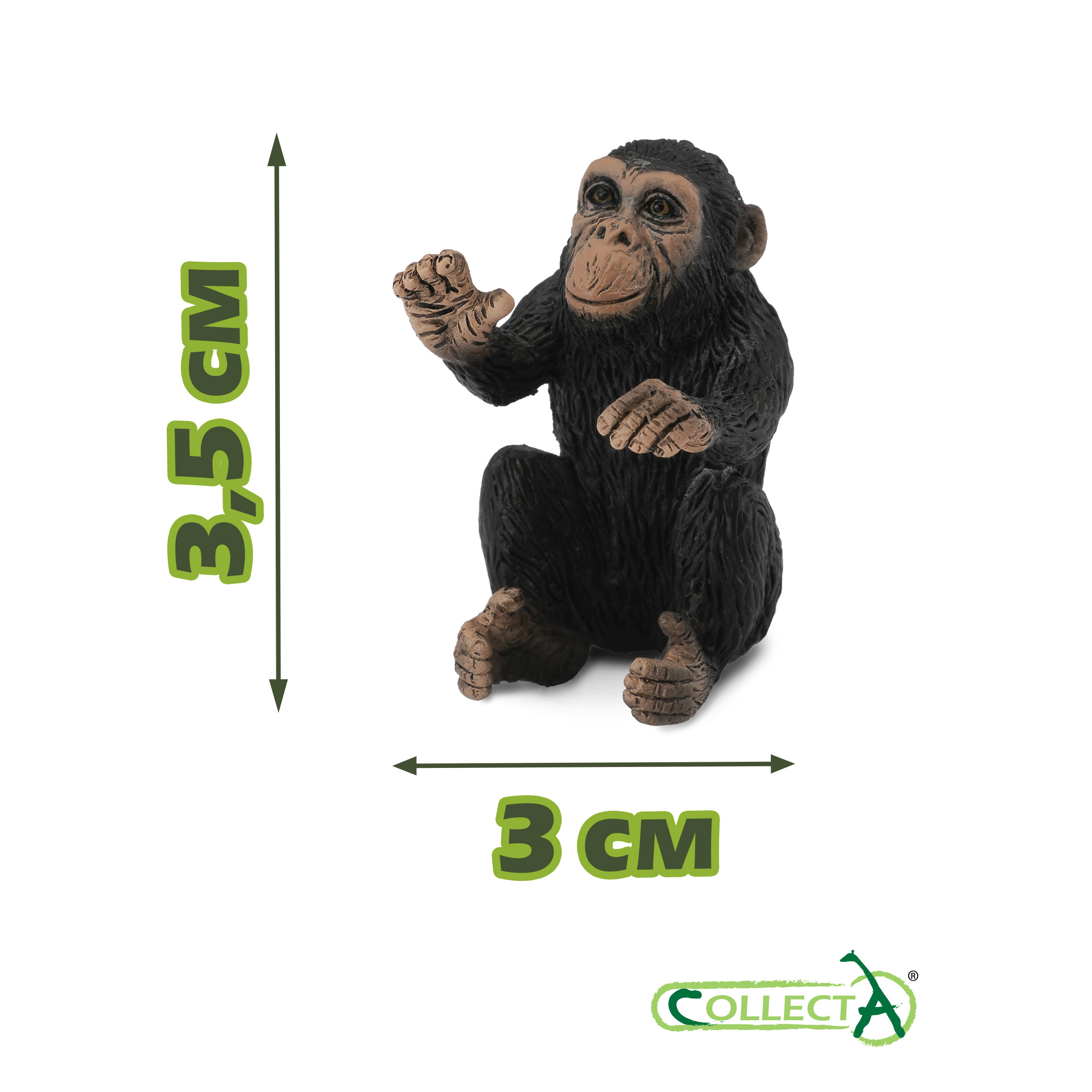 Фигурка Collecta Детёныш шимпанзе - фото 2