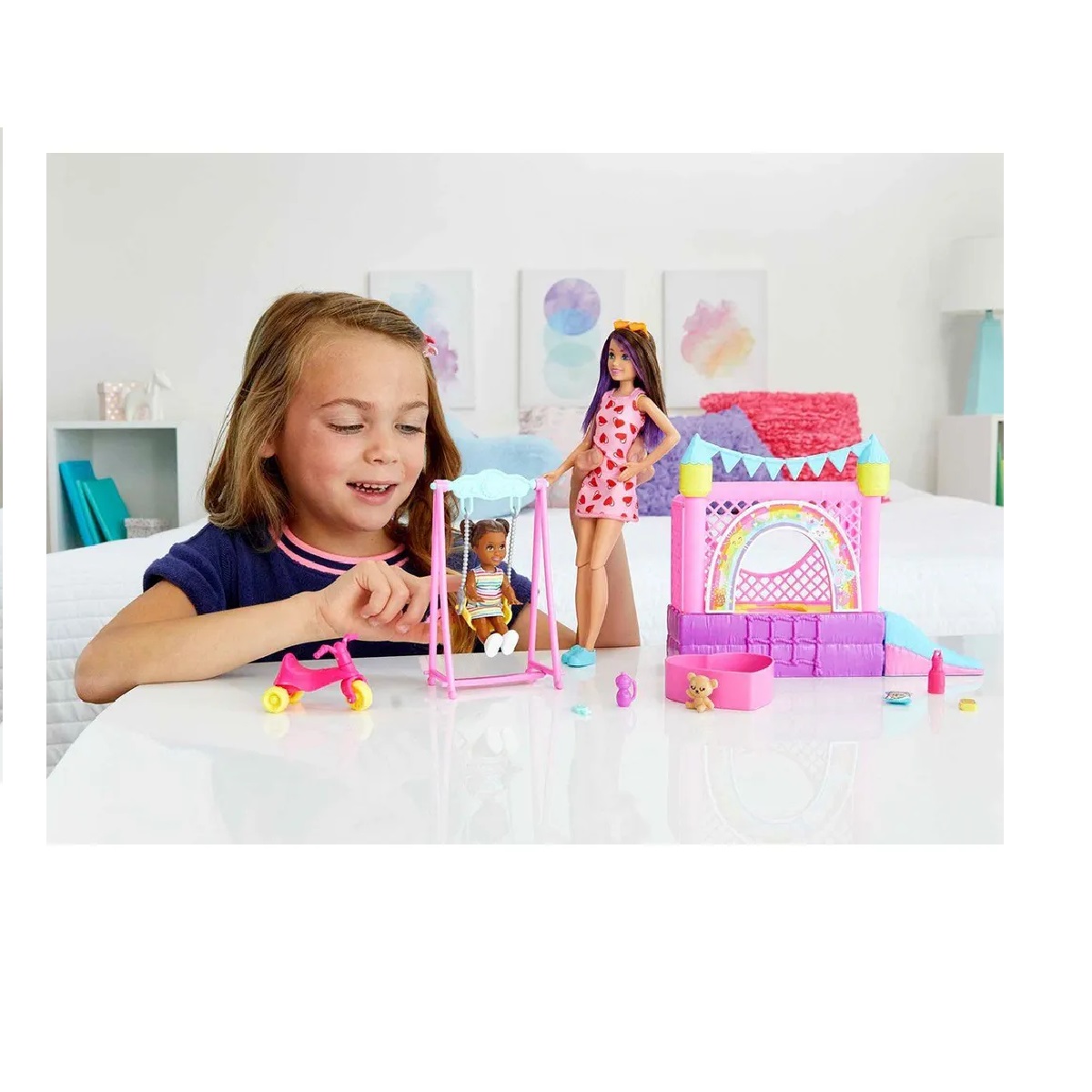 Кукла модельная Barbie HHB67 - фото 7