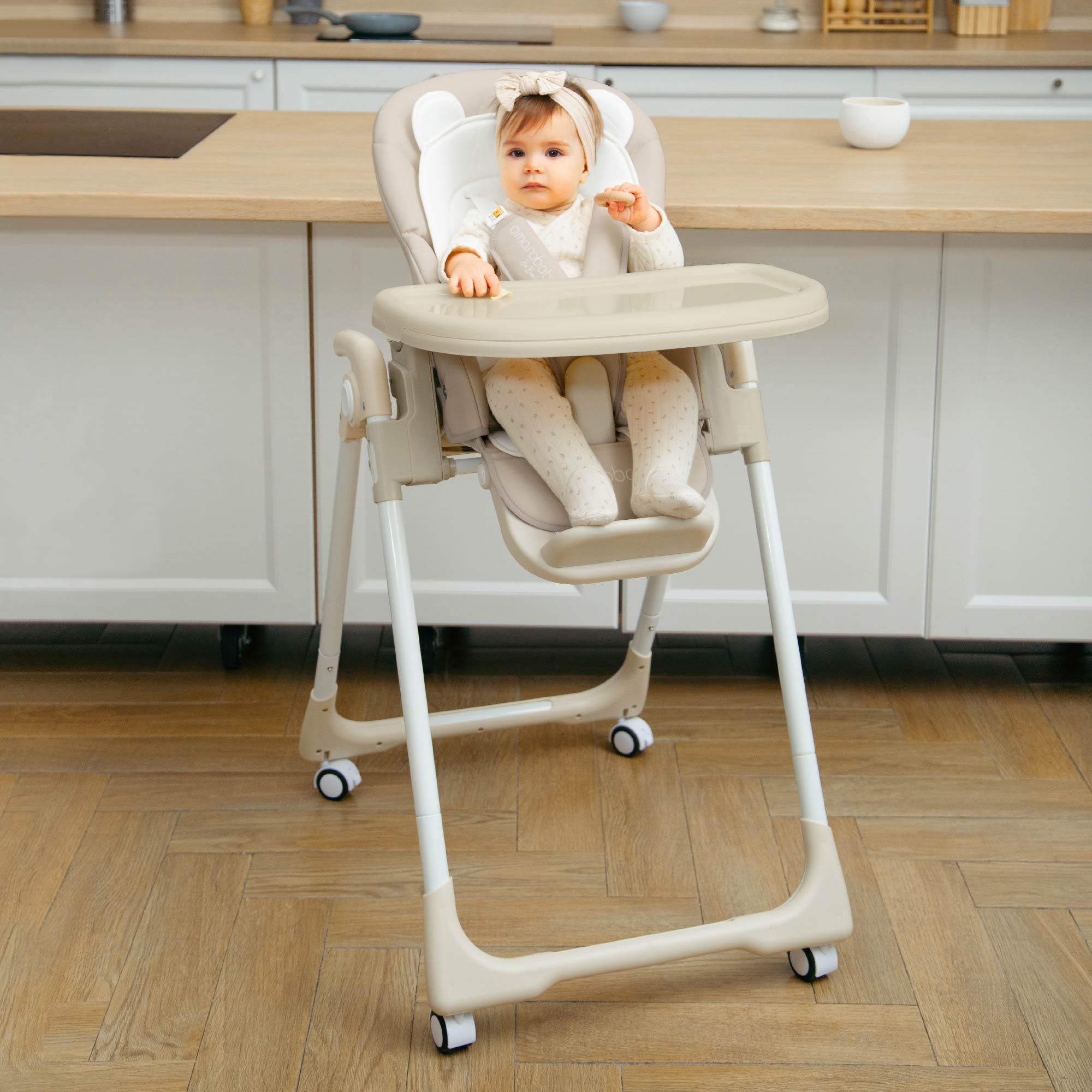 Стульчик для кормления Amarobaby Allure классический - фото 16