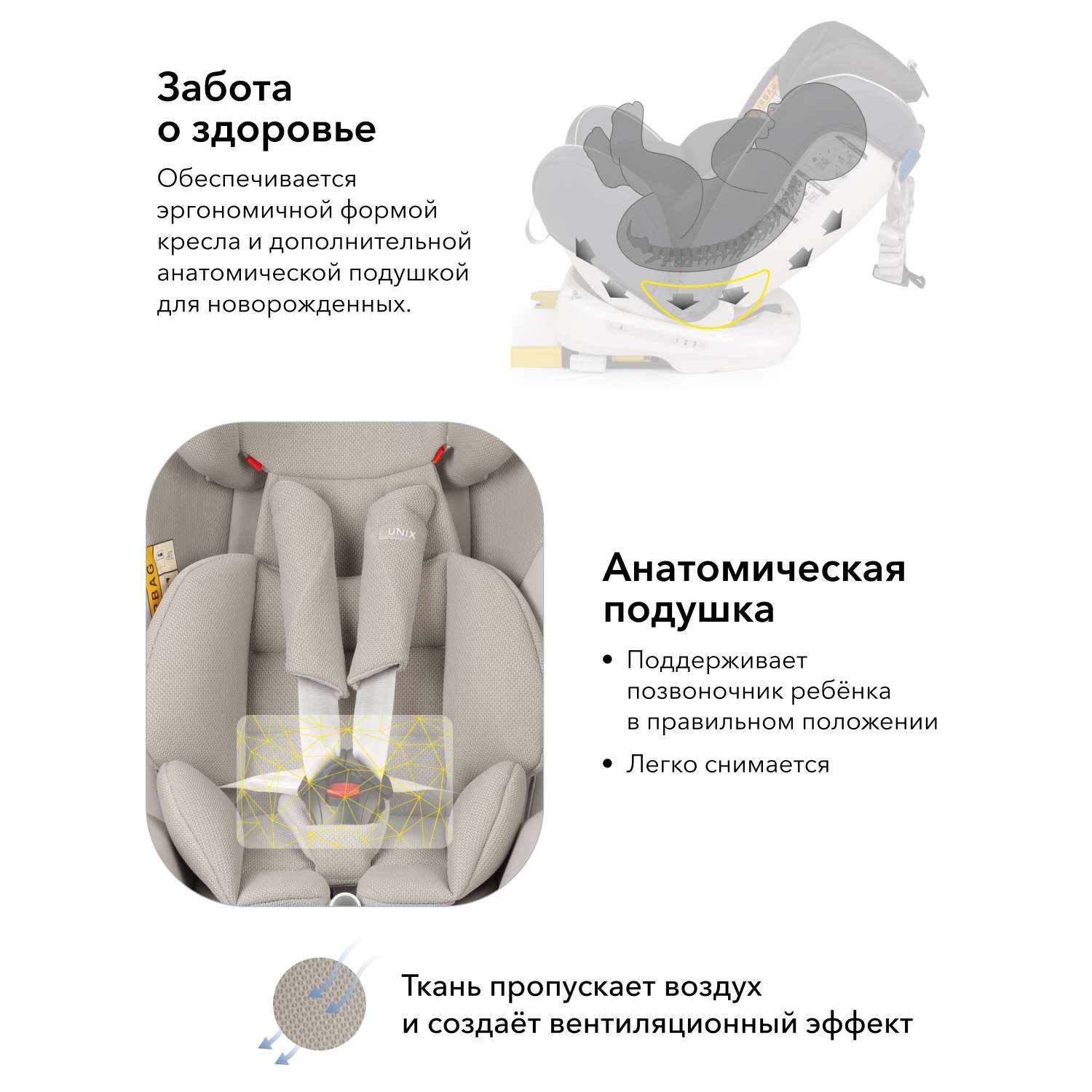 Автокресло Happy Baby Isofix 0+/1/2/3 (0-36 кг) - фото 4
