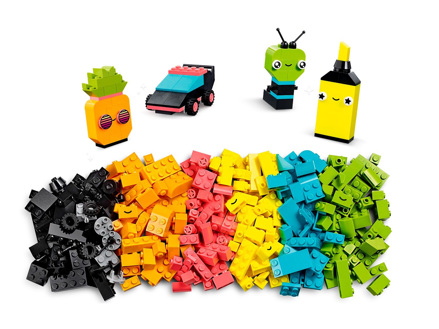 Конструктор LEGO Classic Креативное неоновое веселье 333 дет. - фото 3