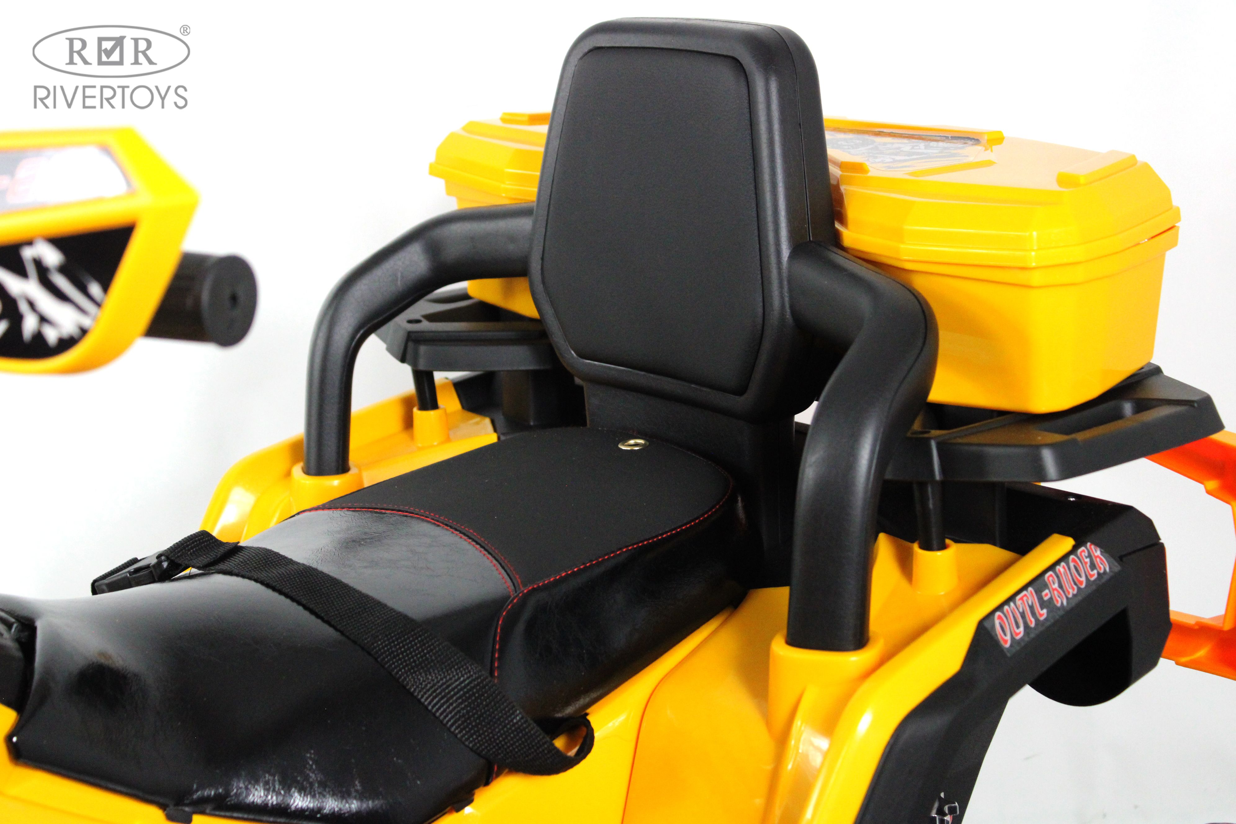 Электромобиль RIVERTOYS Z111ZZ-NEW-YELLOW С пультом ДУ - фото 17