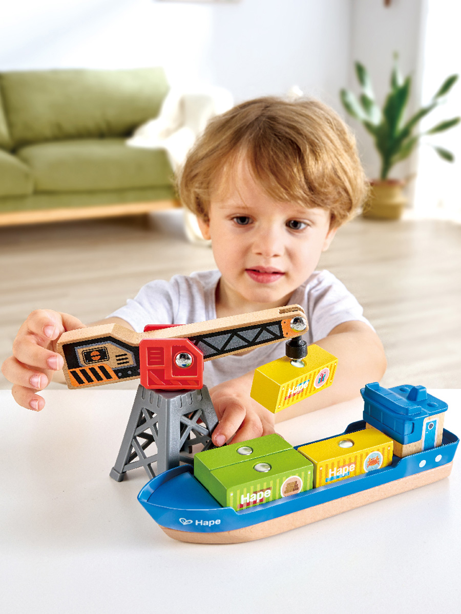 Набор железнодорожный Hape 30 см E3792_HP - фото 1