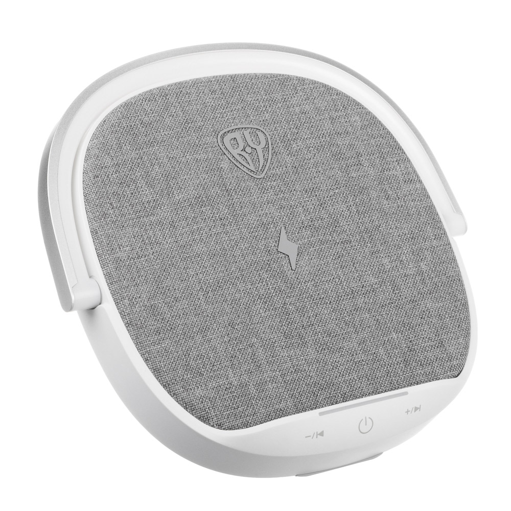 Колонка беспроводная 3 в 1 BY Space Speaker 10 ВТ ночник и беспроводная зарядка Qi 15W - фото 3