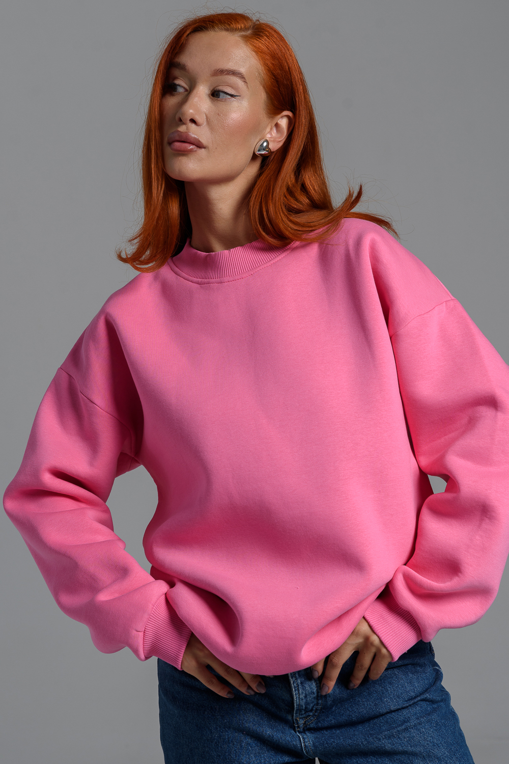 Свитшот Натали Суслова 14422 розовый - фото 1