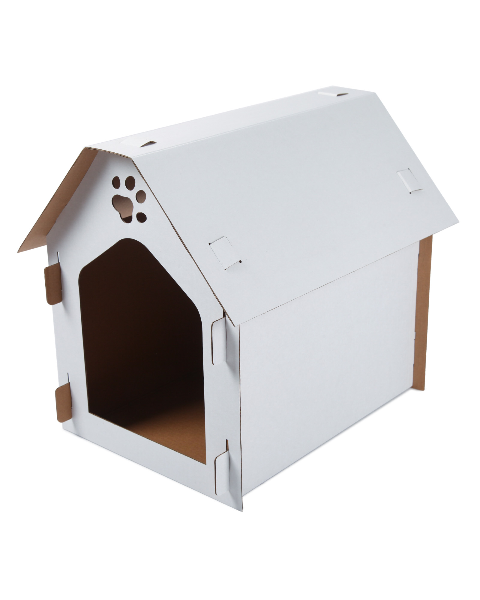 Когтеточка для кошек Barbaks Домик-будка картон 40*39*30.5см - фото 1