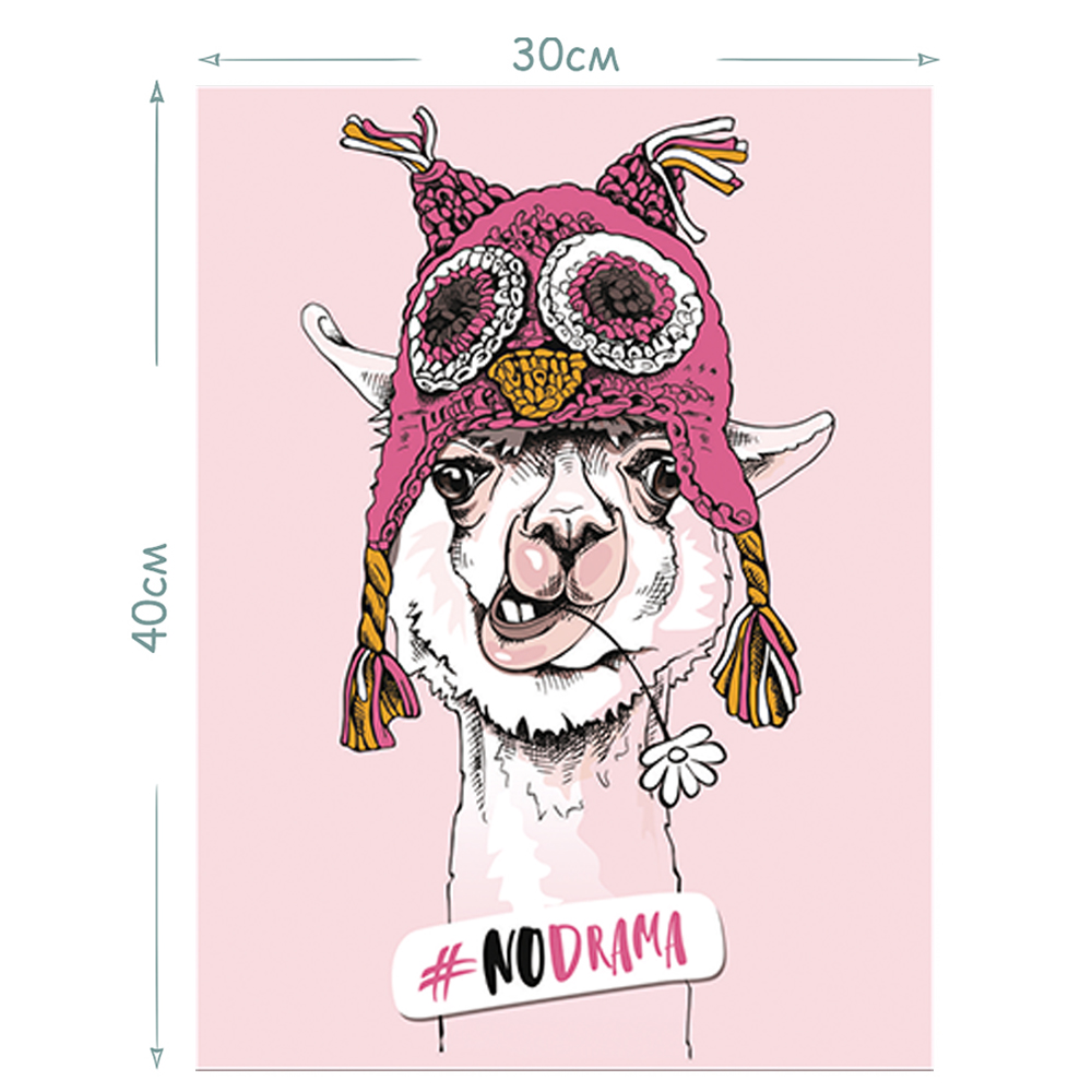 Картина Woozzee Розовая лама - фото 2