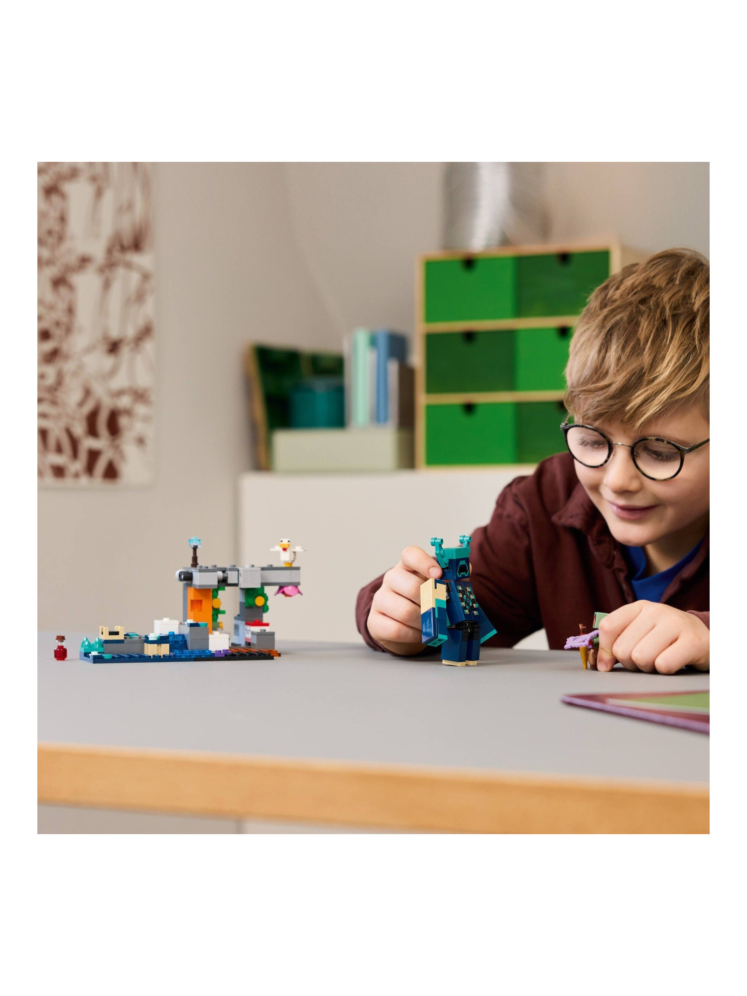 Конструктор LEGO Minecraft Встреча с Хранителем 238 дет. - фото 11