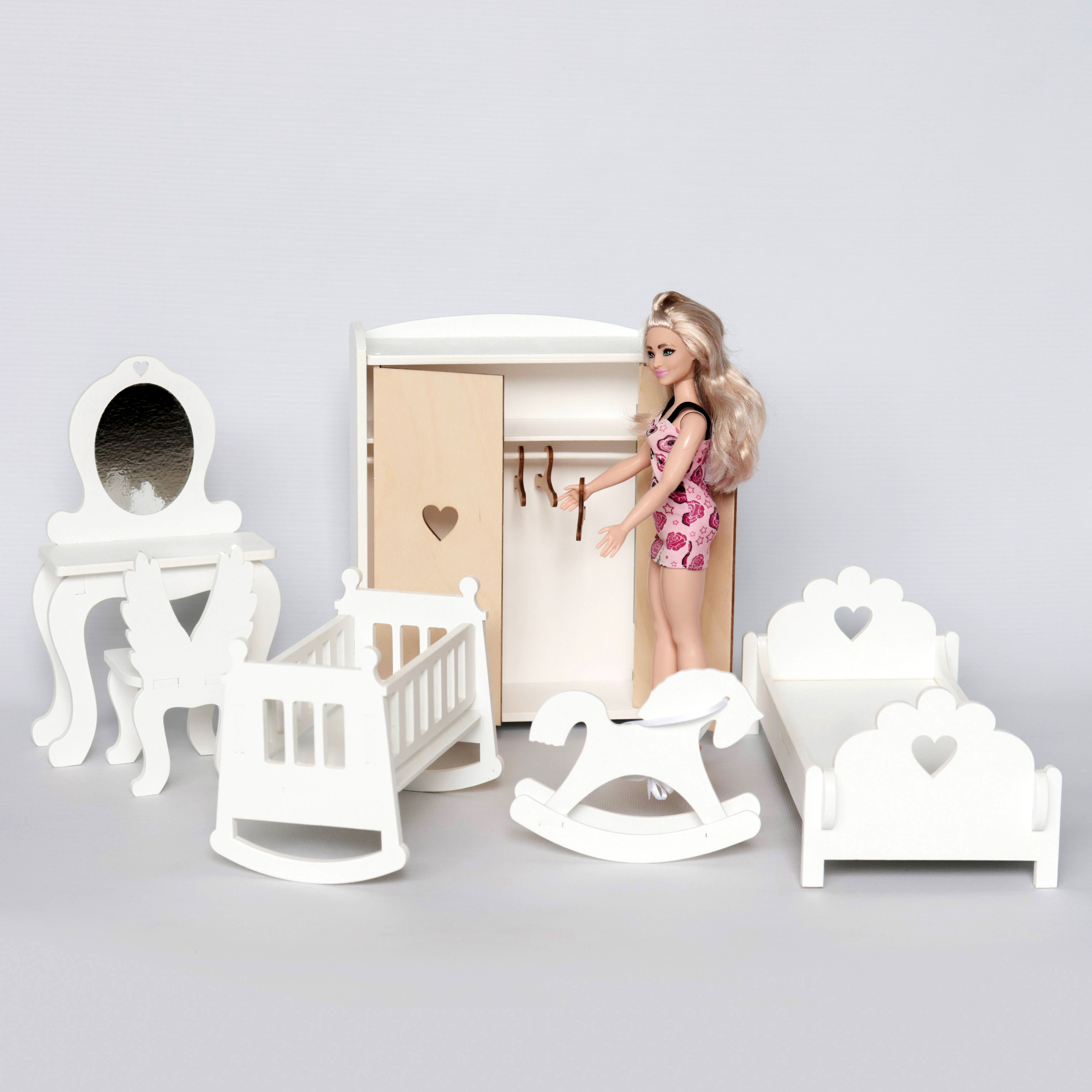 Домик для кукол LittleWoodHome 30 см с мебелью 6920 - фото 10