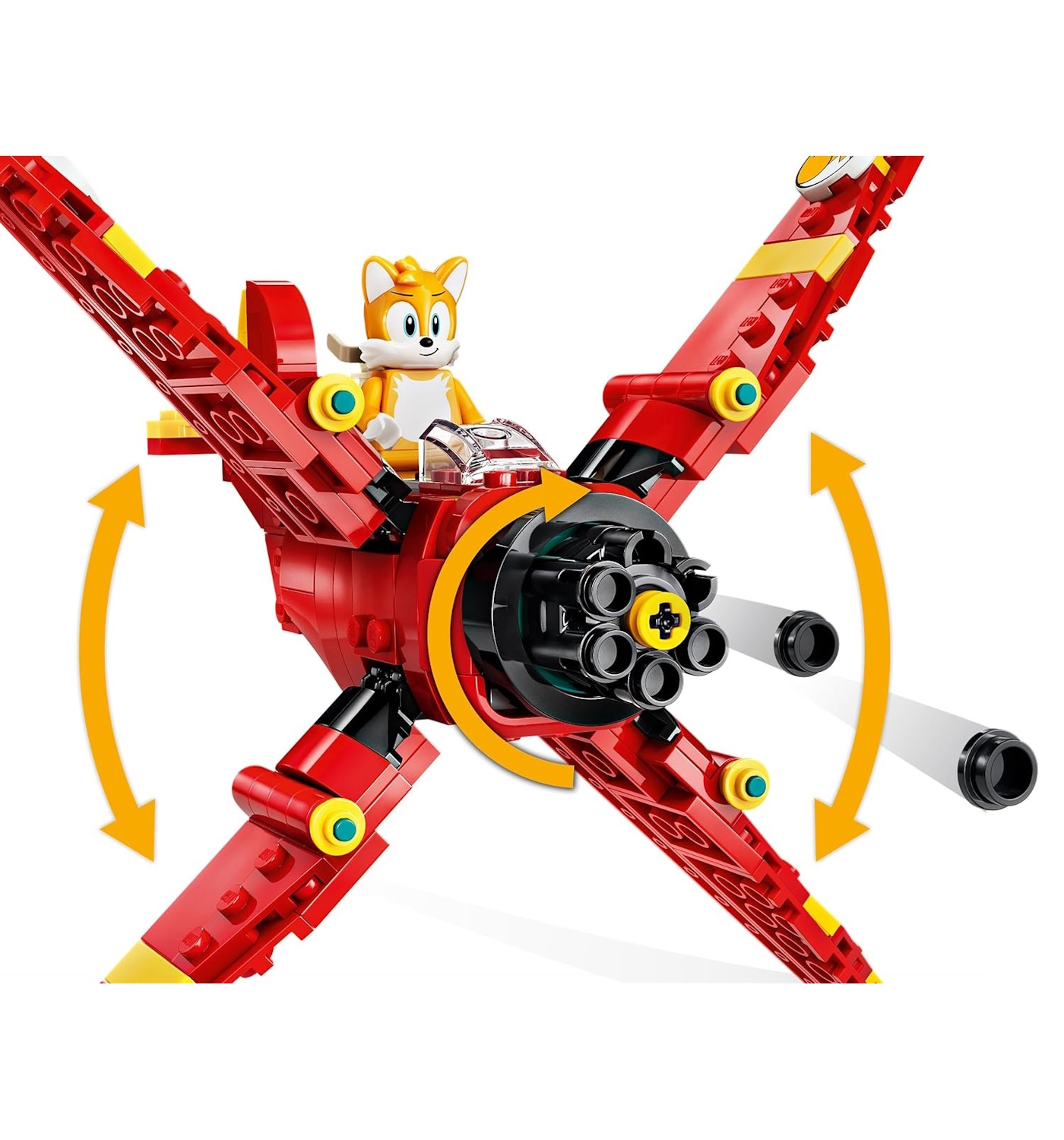 Конструктор LEGO Sonic the Hedgehog Самолёт Торнадо-1 Тейлса 310 дет. - фото 3