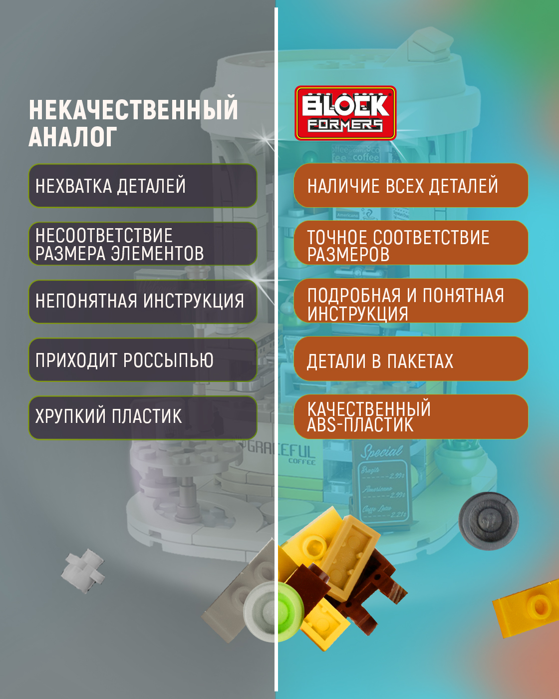 Конструктор Blockformers 268 дет. - фото 2