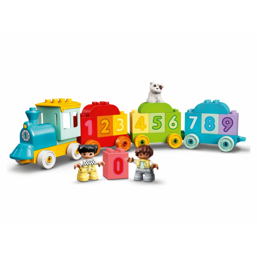 Конструктор LEGO DUPLO Поезд с цифрами блочный - фото 1