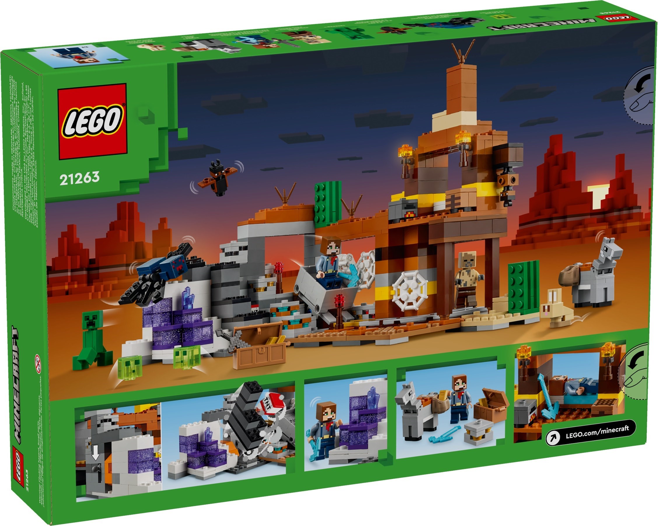 Конструктор LEGO Minecraft 21263 538 дет. - фото 7
