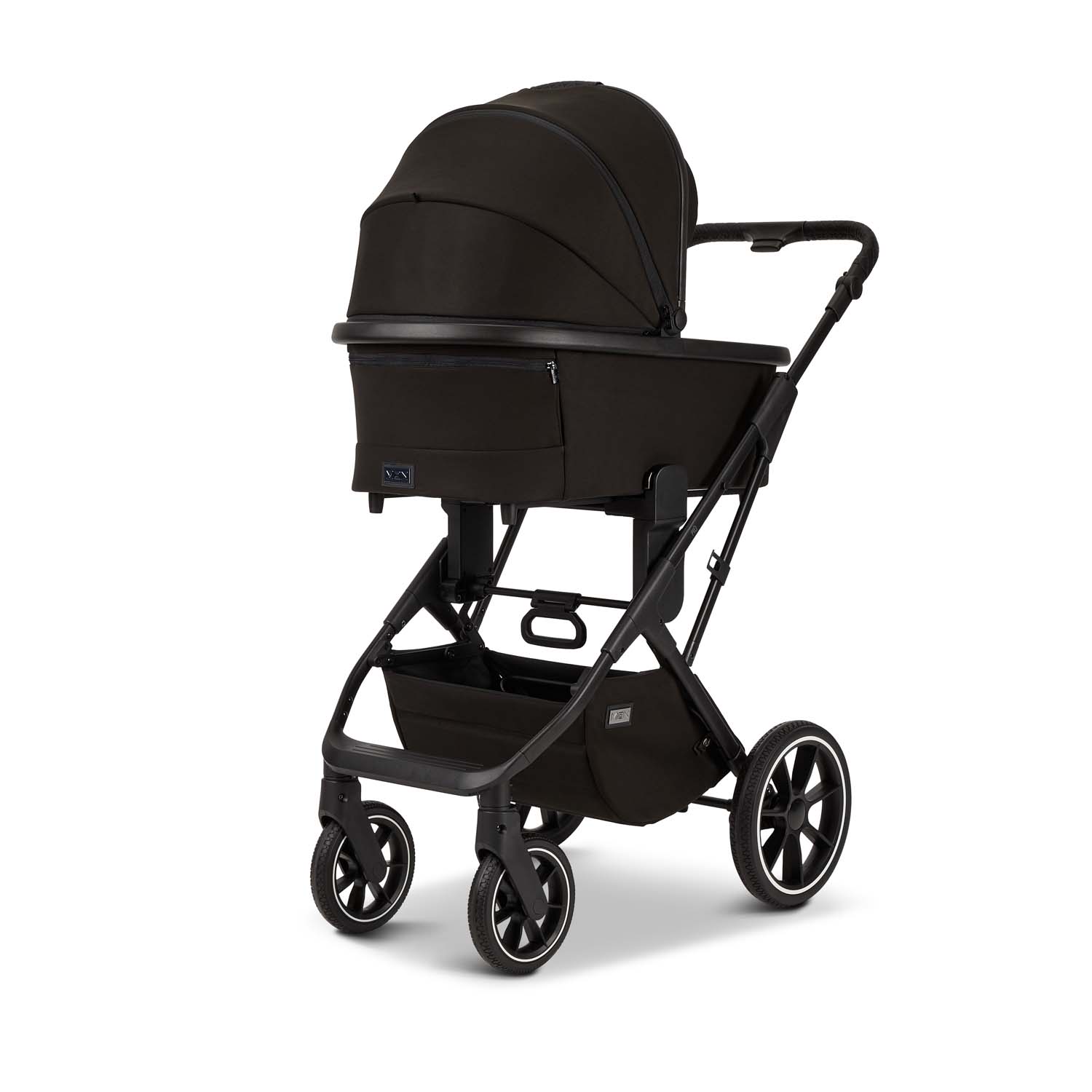 Коляска 2в1 Moon Piu Black - фото 1