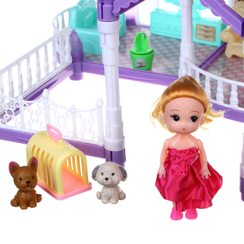 Домик для кукол Игроленд с мебелью 278-136 - фото 3