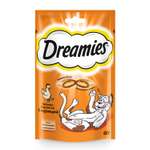 Лакомство для кошек Dreamies подушечки c курицей 60г