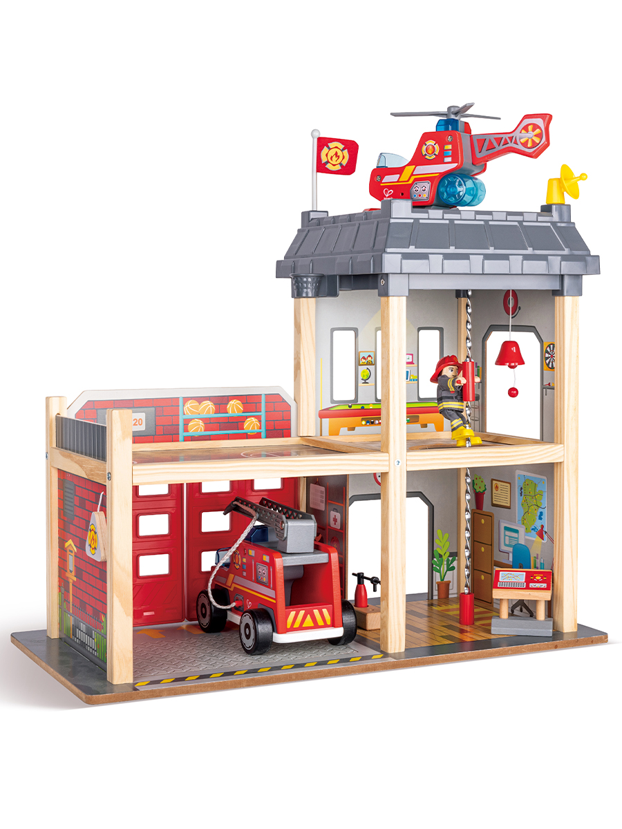Игрушка Hape Пожарный (инструменты, экипировка) - фото 4