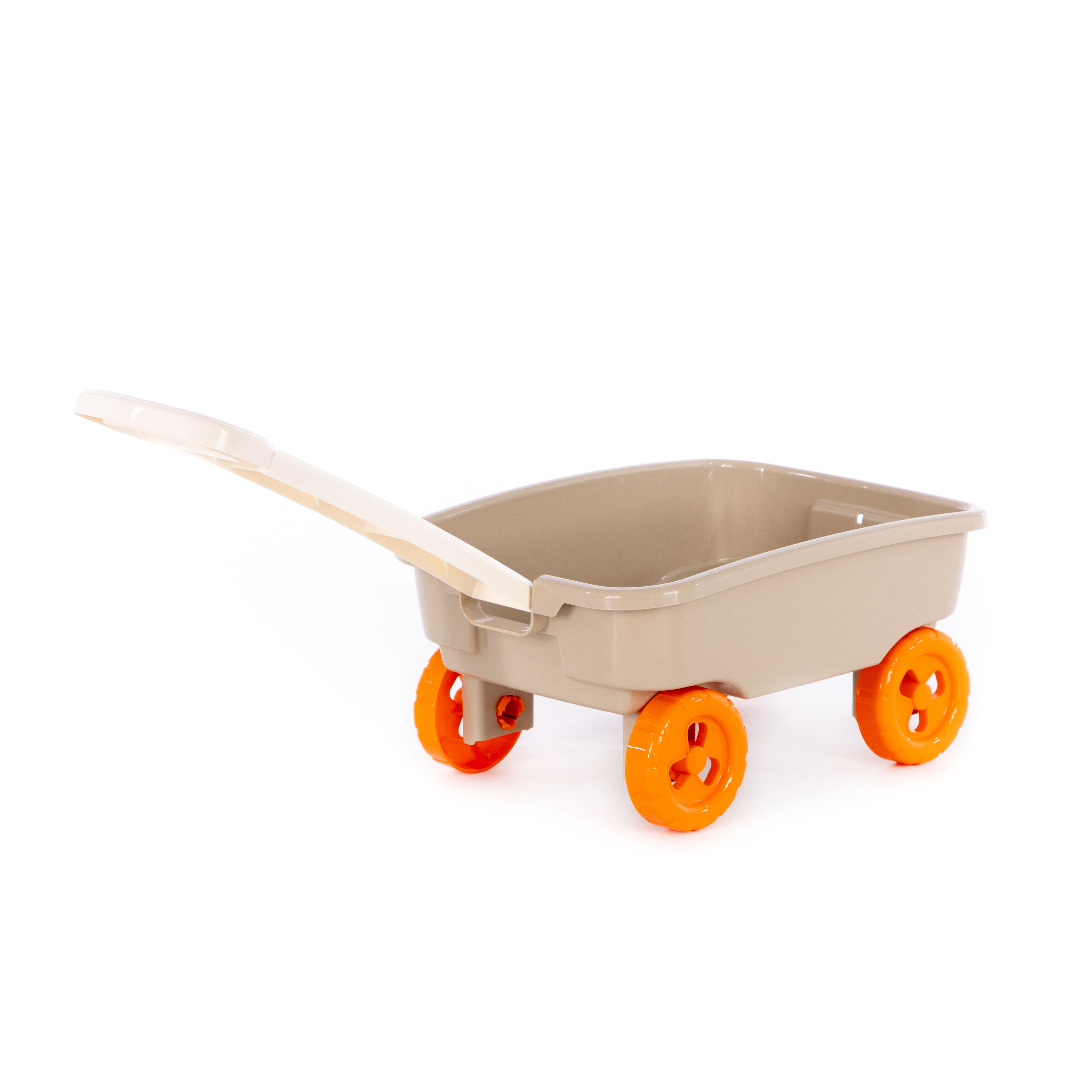 Тележка Полесье с ручкой 1 предм. - фото 3