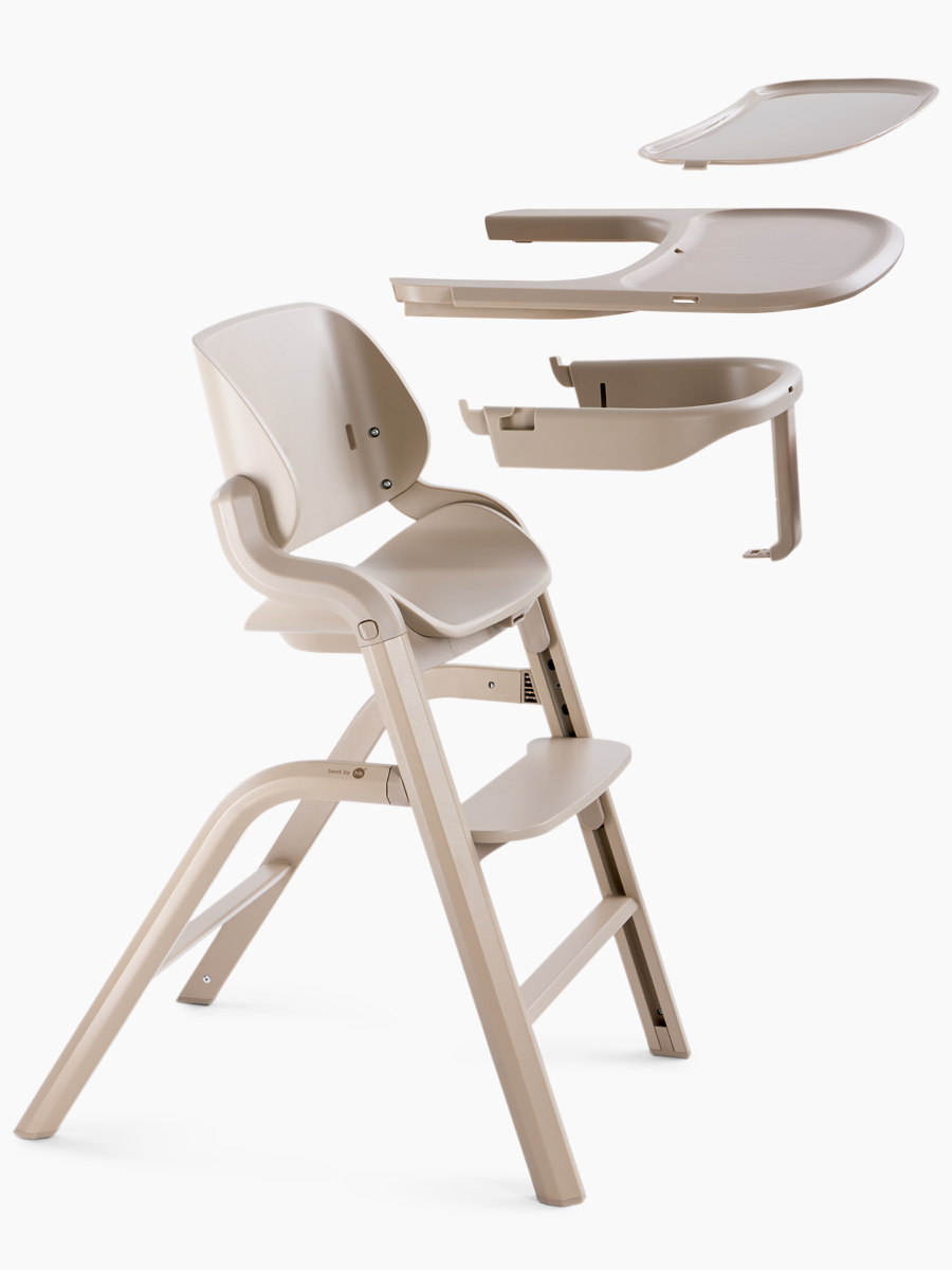 Стульчик для кормления Happy Baby Charley beige gray nova бежевый - фото 5