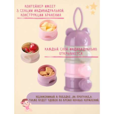 Контейнеры для питания Mamas Sweety розовый