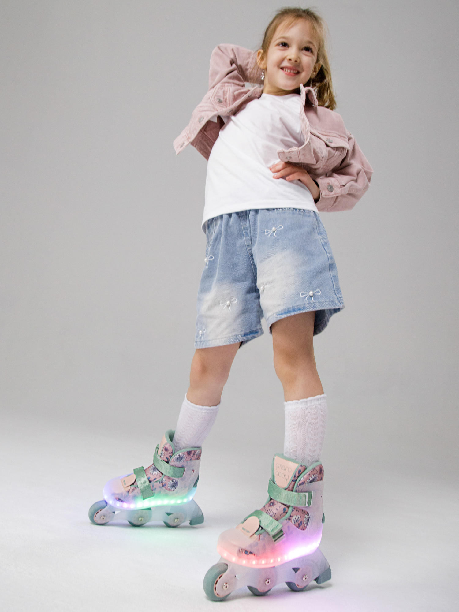 Роликовые коньки Amarobaby M 30 - фото 13