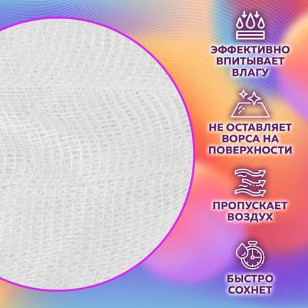 Марля медицинская NF плотная отбеленная в рулоне отрез 10 м