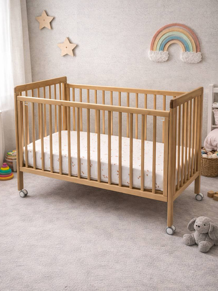 Детская кроватка Lillaland Lilla Aria lite (Лилла Ариа лайт), без маятника (береза) - фото 3