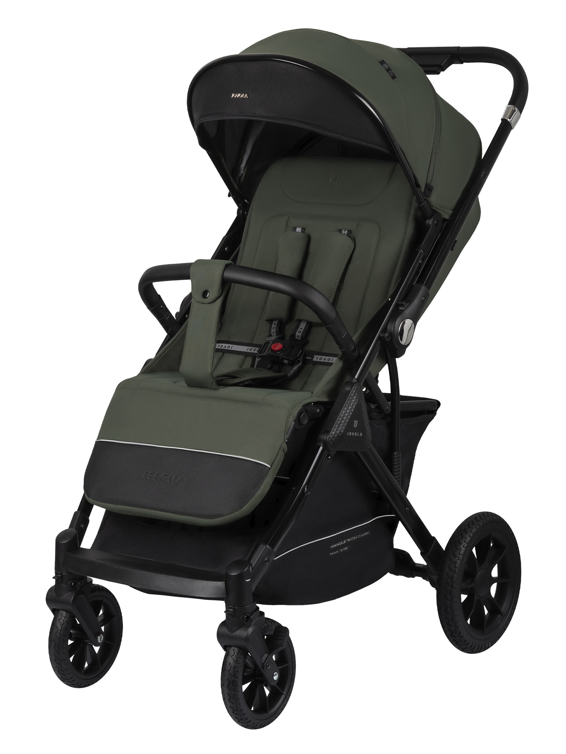 Коляска прогулочная JOVOLA Magma Plus зеленый - фото 13