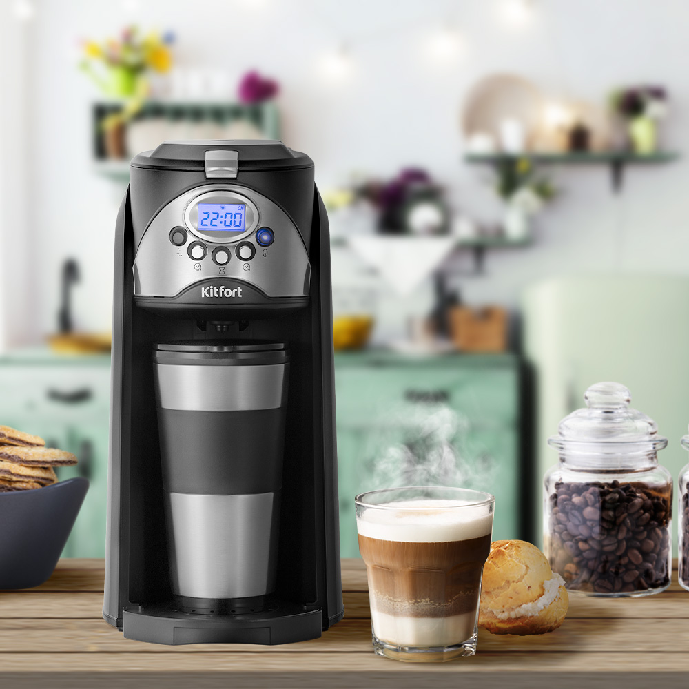 Кофемашина KITFORT КТ-7308 - фото 2