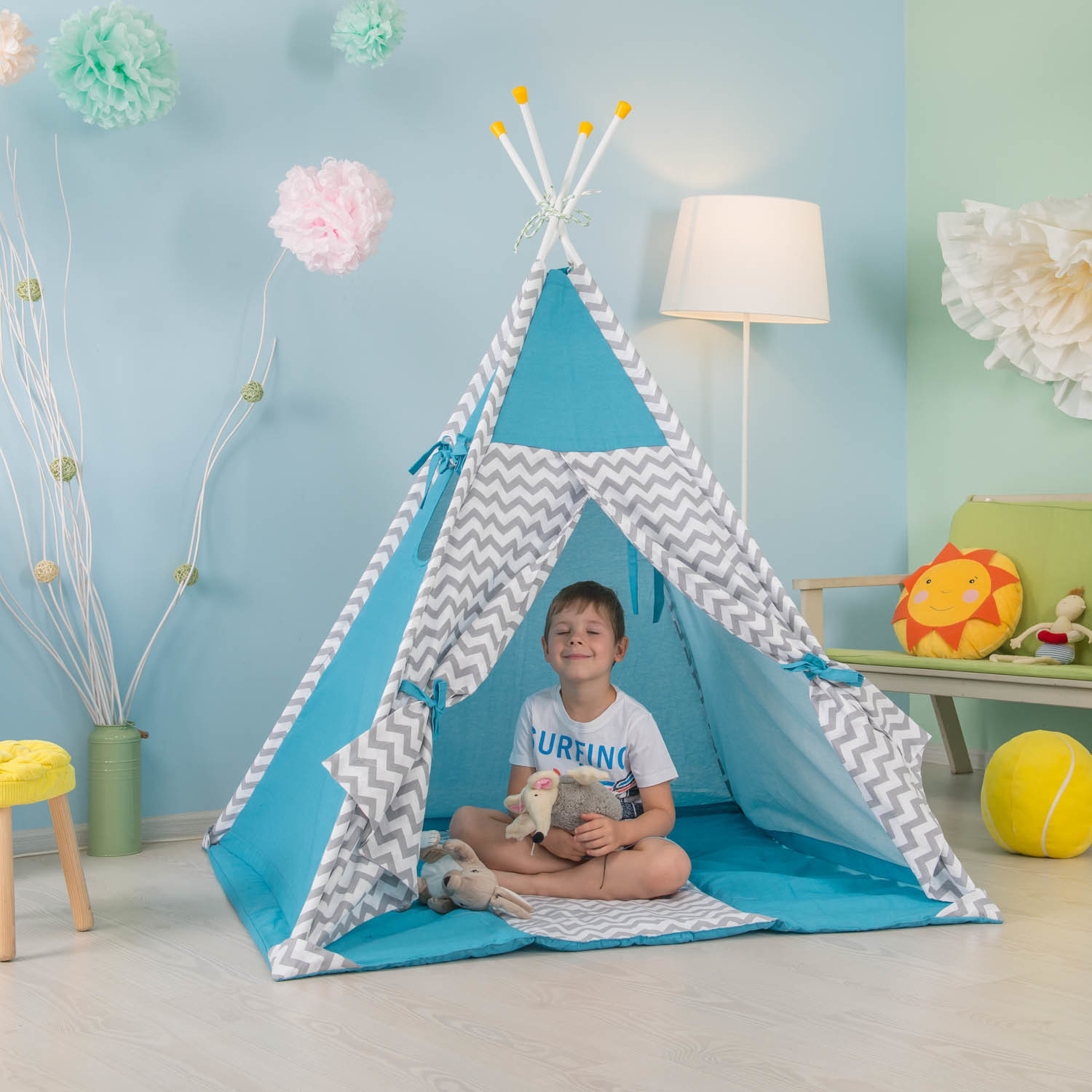 Палатка Polini kids Зигзаг - фото 12