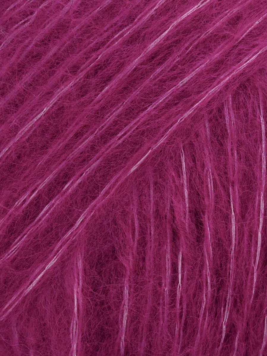 Пряжа Astra Premium Воздух Air очень легкая пушистая с длинным ворсом 50 г 140 м 07 фуксия 3 мотка - фото 8