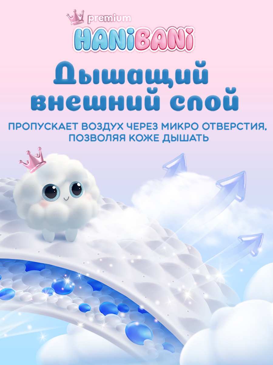 Трусики HANIBANI Premium Soft XL (12-17 кг) 38 шт. - фото 4