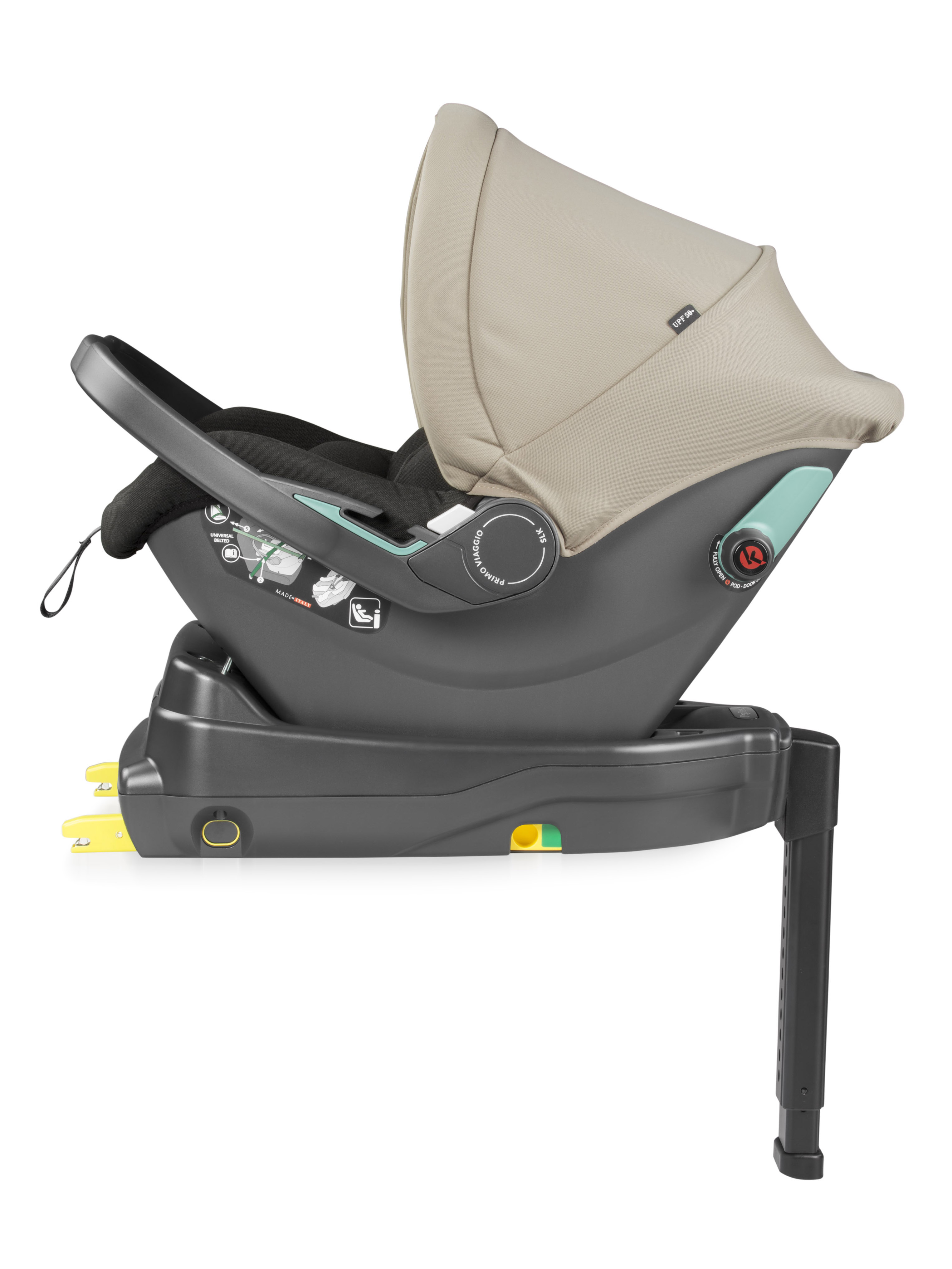 Автокресло Peg-Perego SLK 0 (0 -13 кг) бежевый - фото 4