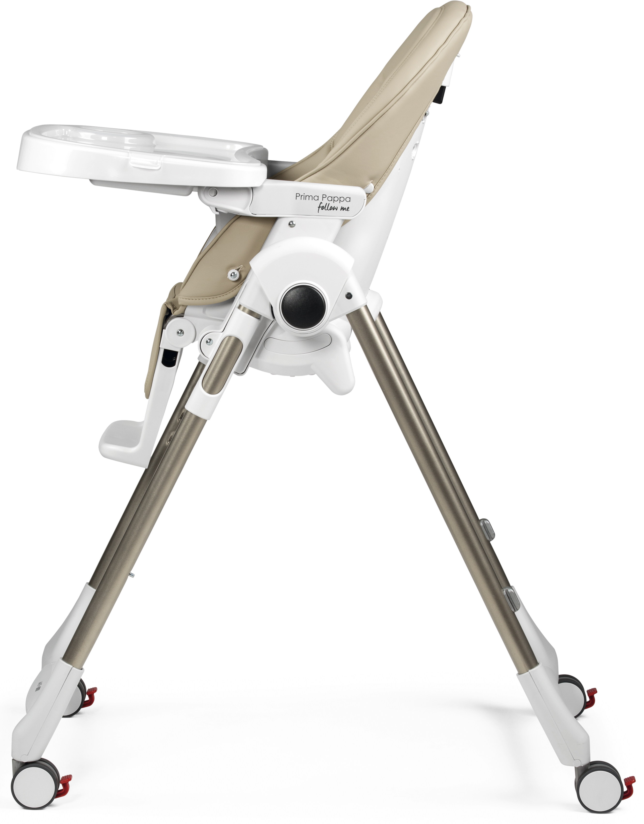 Стульчик для кормления Peg-Perego Prima Pappa Follow Me бежевый - фото 4
