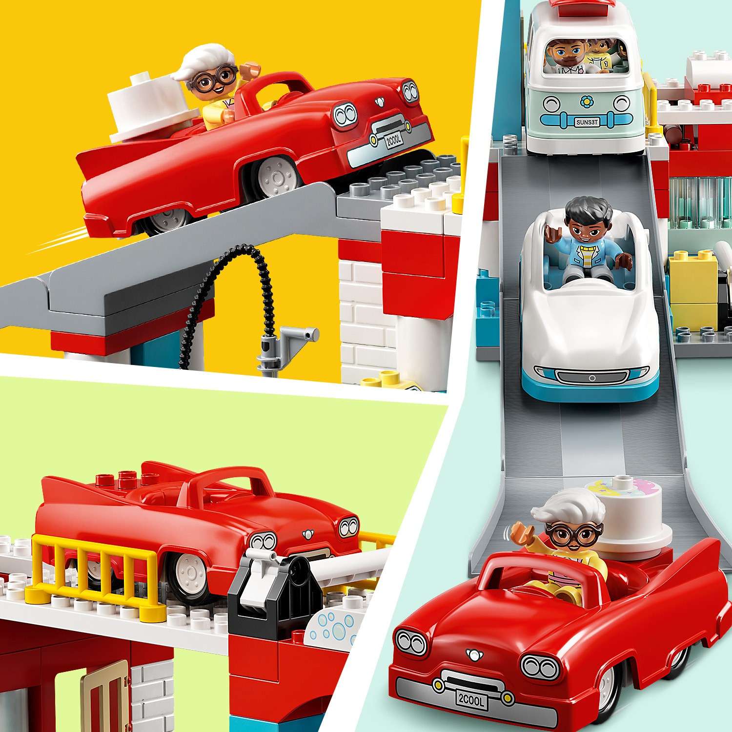 Конструктор LEGO DUPLO Town Гараж и автомойка 112 дет. - фото 9