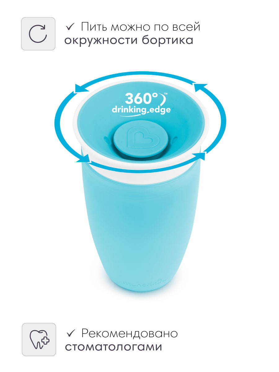 Поильник Munchkin 296 мл в ассортименте - фото 5