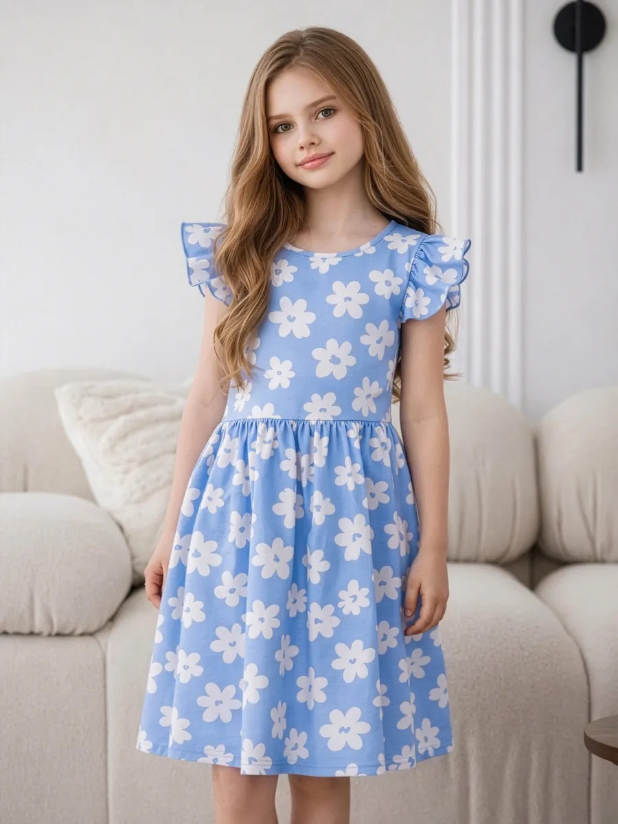 Платье NATIVIA ПЛД/цветокнаголубом - фото 7